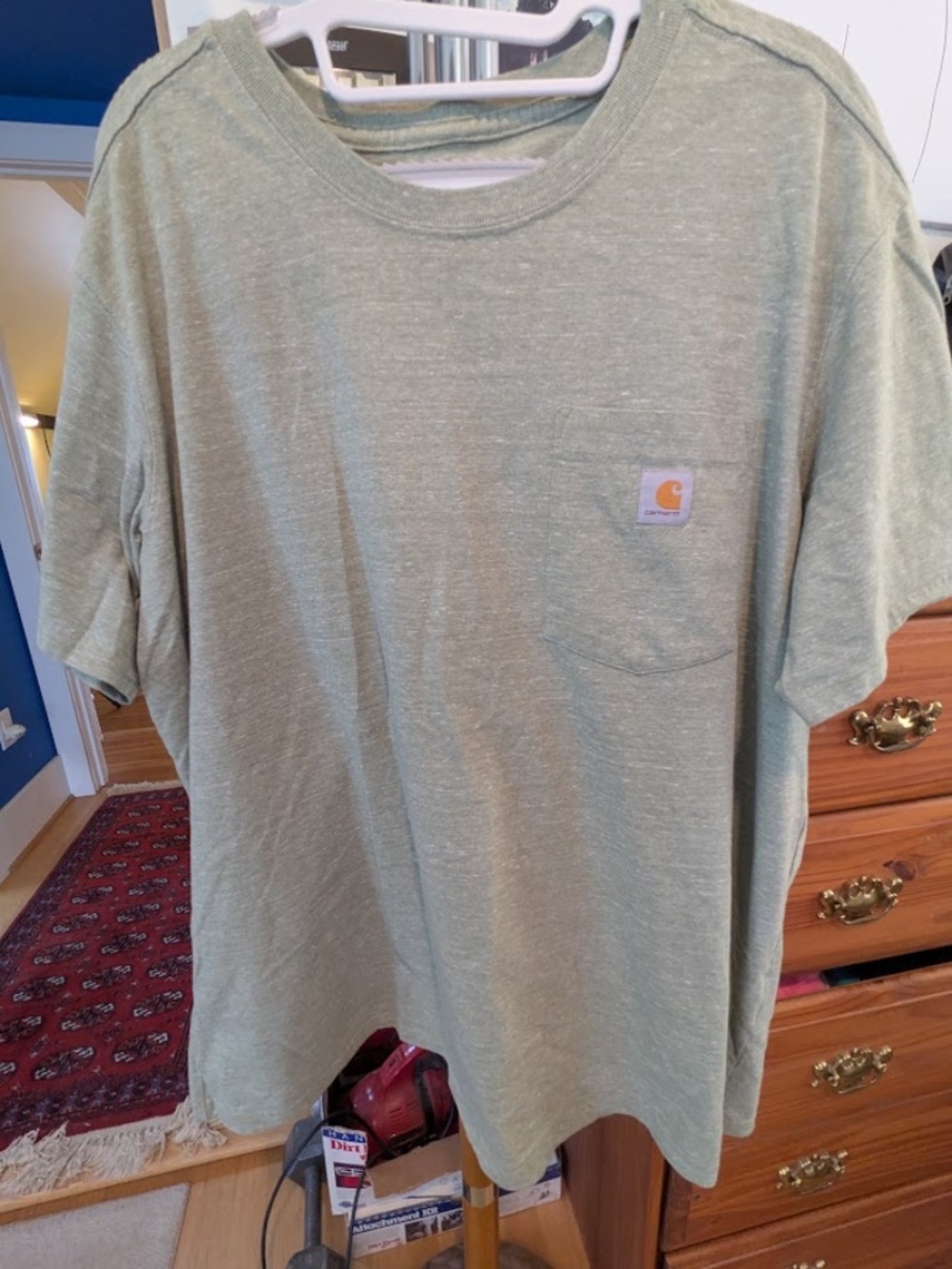 FINAL MARKDOWN! Carhartt Heathered Green T-shirt, Women's Plus Size 2x,
